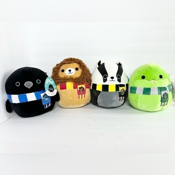 NWT Squishmallows Harry Potter 8” 4 Houses Set Halloween 2023 - Picture 2 of 2